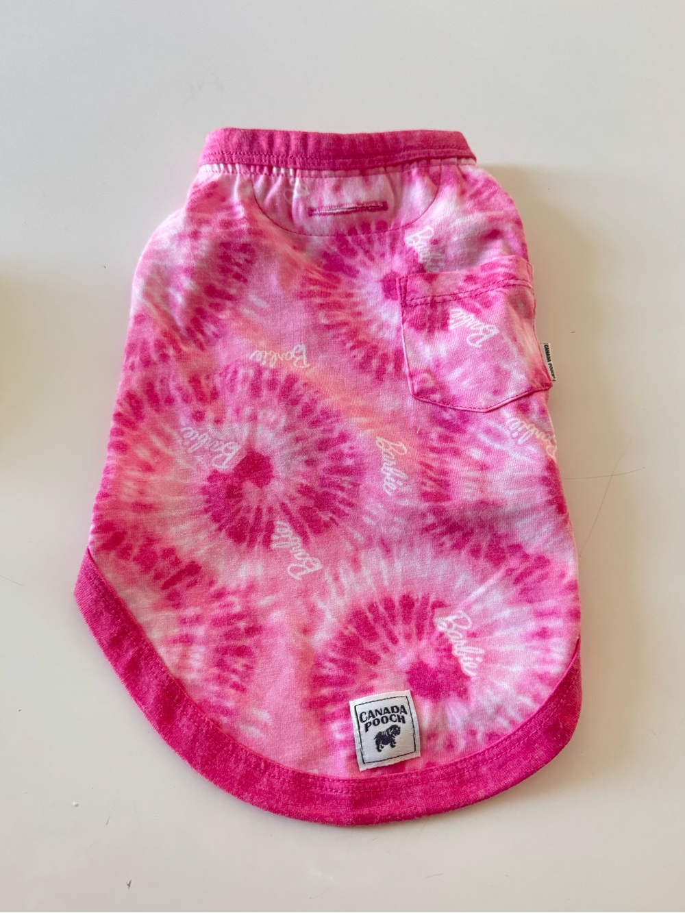 Canada Pooch New Barbie Black & Pink Dog Shirt Size 12 Fits 8–12 lb Dog or Cat